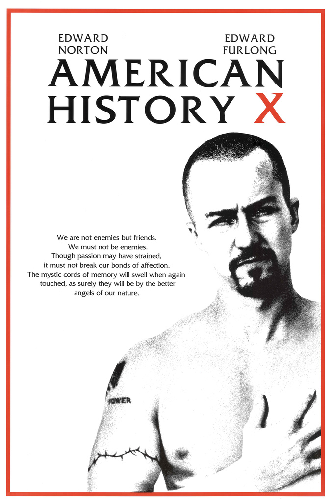 American History X Edward Norton 24x36inch Classic Movie Silk Poster Decoration