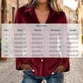 thumbnail image 7 of Klisyaur Womens Button Down Jackets Velvet Collared Long Sleeve Slim Cardigans Casual Trendy Comfy Fall Winter Tops, 7 of 7