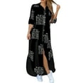 thumbnail image 1 of Ketyyh-chn99 Robes pour Femmes 2024 Robe Courte Robe de Soirée Robes d'Été pour Femmes Plage Décontractée Sans Manches à Imprimé Floral Robe Ample de Plage avec Poche Beige,4TG, 1 of 5