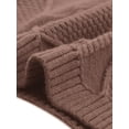 thumbnail image 5 of INSPIRE CHIC Women's Knit Pencil Skirts Elastic High Waist Stretchy Casual Bodycon Sweater Midi Skirt S Coffee, 5 of 5