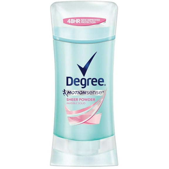 Degree MotionSense Anti-Perspirant & Deodorant, Sheer Powder 2.6 oz (Pack of 6)
