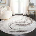 thumbnail image 2 of SAFAVIEH Orchard Edweena Modern Area Rug, Grey/Light Grey, 6'7" x 6'7" Round, 2 of 8