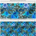 thumbnail image 2 of Soimoi Green Cotton Poplin Fabric Rose Floral Print Fabric by Yard 42 Inch Wide, 2 of 7