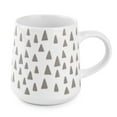 thumbnail image 1 of Mug Thym & Table en grès, 16 fl oz, Triangles blancs, 1 of 4