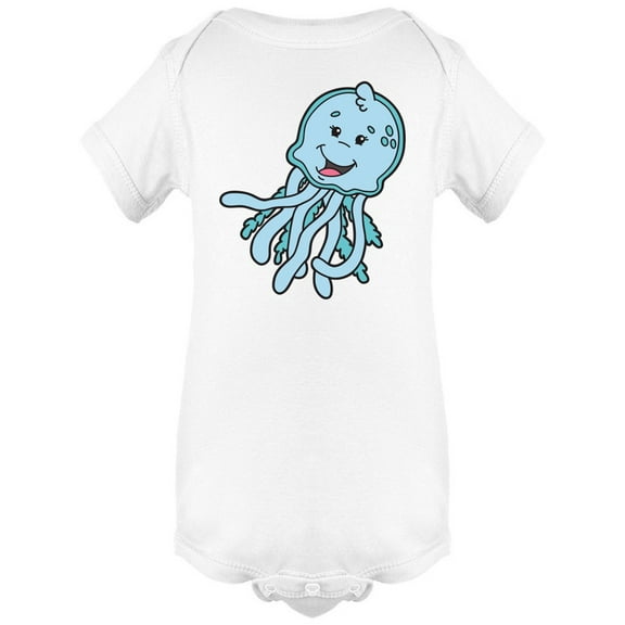 Cute Jellyfish Cartoon Bodysuit Infant -Image by Shutterstock, 6 Months