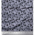 thumbnail image 1 of Soimoi Georgette Viscose Fabric Palm Tree & Pine Fruits Print Fabric by The Yard 42 Inch Wide, 1 of 3