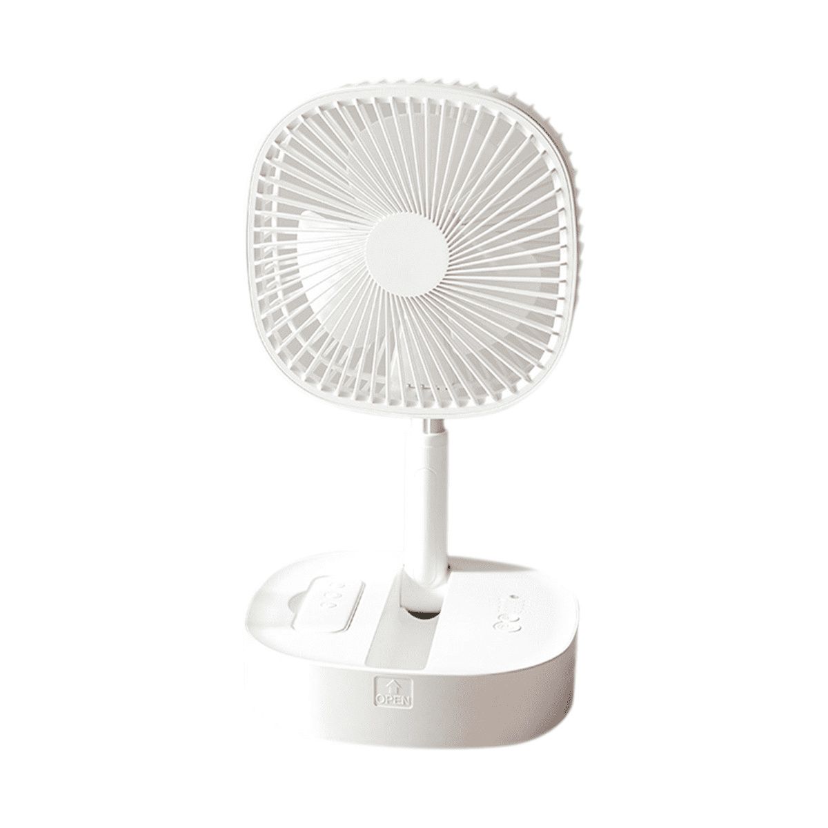 Battery Operated Desk Fan 7200MAh Portable Oscillating Fan Telescopic