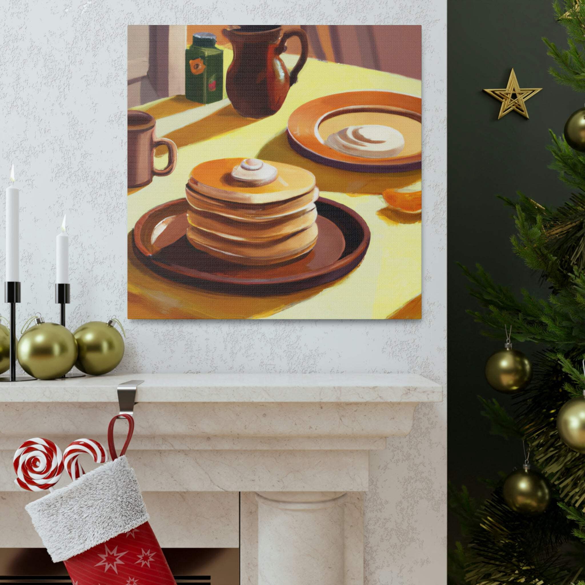 Pancakes in Neoclassicism - Canvas
