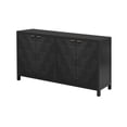 thumbnail image 5 of Luxurious 4-Door Sideboard, Honeycomb Patterned Doors, Ample Storage, for Study/Entryway/Living Room, 5 of 9