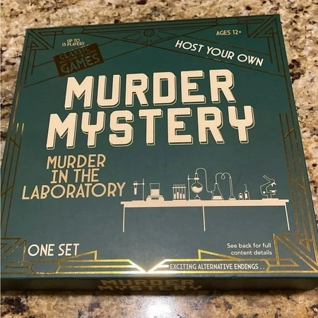 Host Your Own Murder Mystery : Murder In The Labratory Game Night