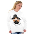 thumbnail image 4 of Pugster Hipster Dog Glasses Beanie Sweatshirt for Men or Women Brisco Brands S, 4 of 5