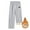 Gray, variant on Men's Sherpa Lined Sweatpants Winter Warm Fleece Lined Sweatpants Fleece Jogger Pants with Pockets