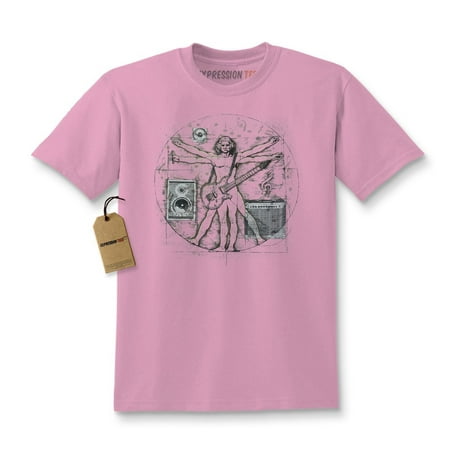 Expression Tees Davinci Vitruvian Rock Star Kids T-shirt
