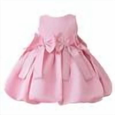 DHFJKG Dress Girls Formal Party Birthday Flower Girl Wedding Gown Satin Vest Bud Dresses Sleeveless Round Neck Bowknot Trendy Dress