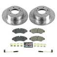 thumbnail image 3 of PowerStop Rear Z23 Evolution Sport Carbon-Fiber Ceramic Brake Pad and Drilled & Slotted Rotor Kit Fits: MERCEDES-BENZ Select Models K8649, 3 of 10
