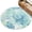 Blue, Teal, Aqua, variant on Round Rugs 6Ft, Blue Conch Round Area Rug Washable Indoor Throw Carpet, Coastal Summer Beach Coral Soft Non Slip Circle Rug for Office Cabinet Home Decor Aesthetic