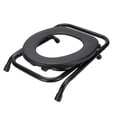 thumbnail image 1 of Chaise de Toilette Pliante, Commode de Toilette Portable, Chaise de Commode Pliable pour Camping Randonnée Voyage Voiture Urgence Adultes et Personnes Âgées, 1 of 7