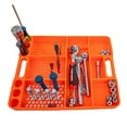 thumbnail image 7 of Heavy Duty Silicone Tool Tray Organizer - Anti Slip Grip, Flexible, Heat Resistant & Easy Clean Surface - Holds Sockets, Screws, Bolts, Bits & More - Flexible Grip Mat For Workshop, 7 of 7