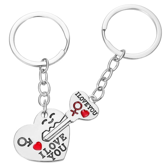 Raindrops Elegant Zinc Alloy Keychain Unique Shapes for Couples Daily Decoration 1Set