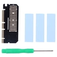 thumbnail image 2 of 3X M.2 NVMe SSD NGFF to PCIE 3.0 X16 Adapter M Key Interface Card Suppor PCI Express 3.0 X4 Size M.2 Full Speed, 2 of 7