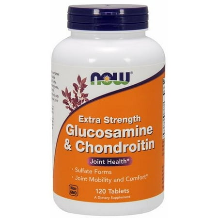 Glucosamine Chondroitin 240 Tabs - Glucosamine & Chondroitin 750mg/600mg per Tab Now Foods 120 Tabs