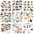 thumbnail image 2 of Oenux Montessori miniatura León tiburón caballo dinosaurio animales modelo conjunto figuras de acción estatuilla zoológico lindo educación niños juguete para regalo, 2 of 4