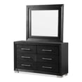 thumbnail image 4 of Furniture of America Kaelin Modern Oval Wall Mirror, Black, 4 of 20