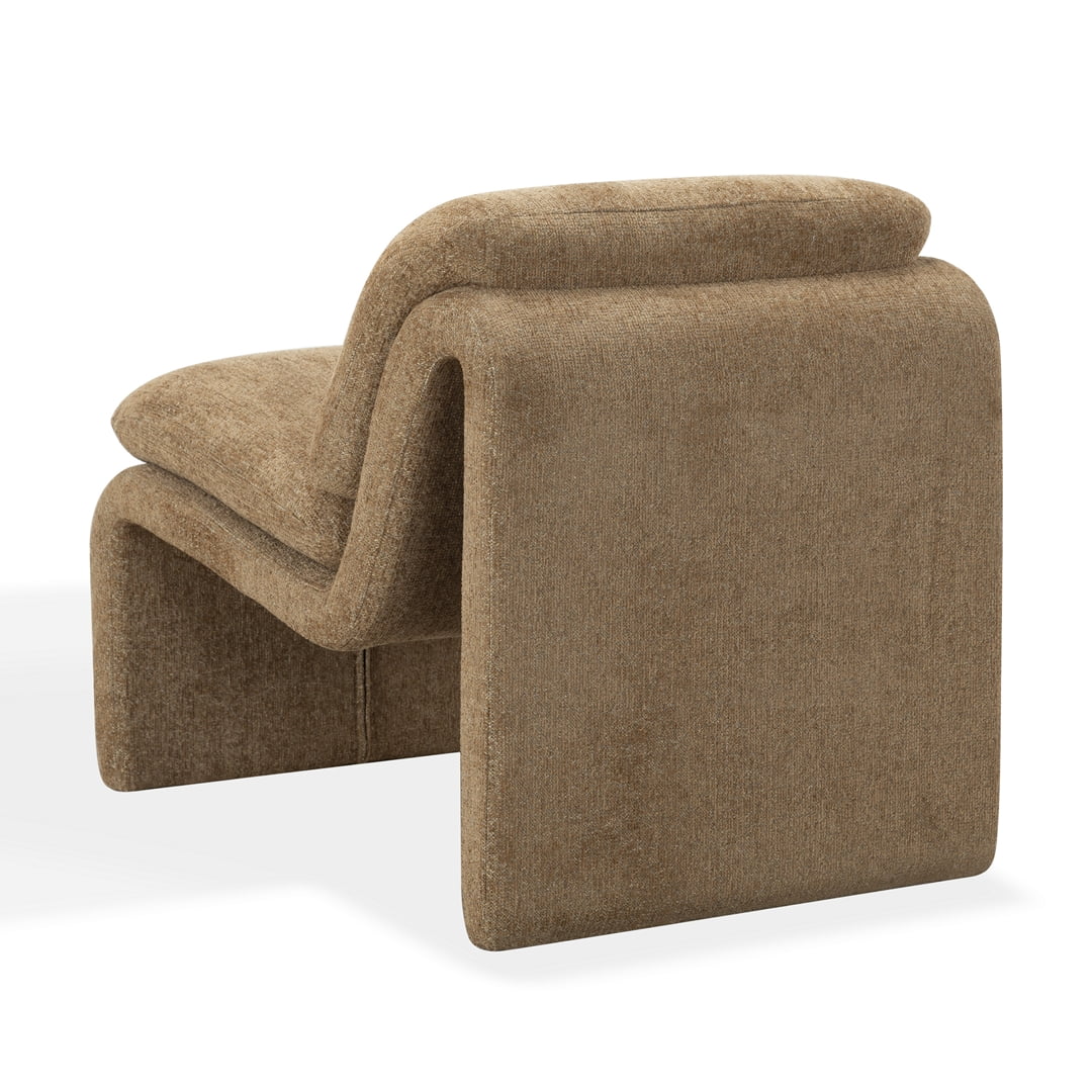 Safavieh Ainslie Performance Fabric Modern Accent Chair, Brown