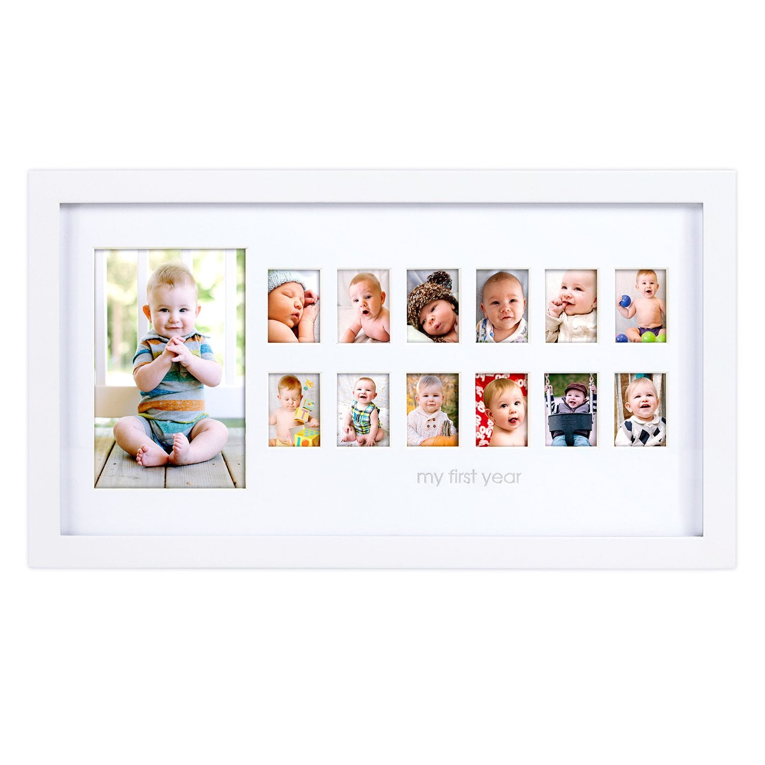 Maven Gifts Pearhead 3 Pack Babyprints Deluxe Desk Frame White Maven Gifts Pearhead 3 Pack Babyprints Deluxe Desk Frame White Impression Materials Included Photo Moments My Little Prints