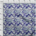 thumbnail image 3 of oneOone Cotton Jersey Blue Fabric Texture Craft Projects Decor Fabric Printed By The Yard 58 Inch Wide, 3 of 6