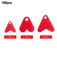 thumbnail image 3 of MYG 100pcs Plastic Fishtail Fishing Lures Bait DIY Spinners Sequin Bait Accessories, 3 of 5