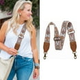 thumbnail image 2 of Purse Strap 2"Cowhide Head Wide Shoulder Strap Adjustable Replacement,Retro Jacquard Embroidery Multi-pattern Crossbody Bag Straps for Handbag,Crossbody Bags,Shoulder Bags, 2 of 2