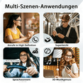 thumbnail image 4 of HBMYN Ai Smart Glasses,Bluetooth Glasses for Women Men,Translator Device 116 Languages,Blue Light Filter&Polarized Uv Protection Lenses, 4 of 7