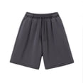 thumbnail image 4 of DDAPJ pyju Birthday Gifts! Men's Cotton Sweat Shorts Lightweight Drawstring Athletic Workout Shorts Sports Basketball Shorts with Pockets Gray S, 4 of 9