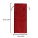 thumbnail image 3 of Bolsa para Botella de Vino de Lino, Bolsa de Vino de Lino con Etiqueta Roja, Embalaje para Botella de Vino de Lino, para Bodas, para Eventos, de Uso Reutilizable, con Cierre a Cremallera, de, 3 of 9