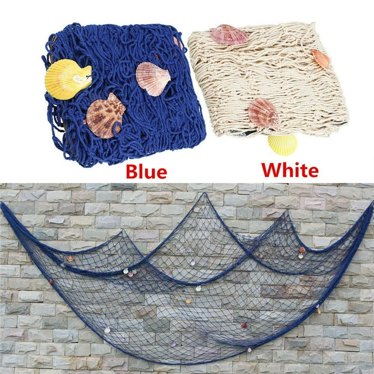 OurWarm 150*200cm DIY Fish Net Home Wall Decor Nautical Style Under The Sea  Party DIY Accessories Kid Birthday Party Decorations From Totwo10, $8.93