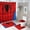 style-4, variant on Red Spider Web Black Cartoon Shower Curtain Bathroom Sets Toilet Lid Rug, Rugs Mat Bath Mat And Contour Mat, Shower Curtain 4Pcs