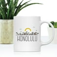 thumbnail image 2 of Koyal Wholesale Colorful City Skyline Graphic Ceramic Coffee Mug, Honolulu, 2 of 5