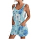 thumbnail image 1 of Pantalones Cortos de Mujer Casual Suspender Impresión Pantalones Cortos de Bolsillo, Pantalones Cortos de Mujer con Bolsillos, 1 of 6