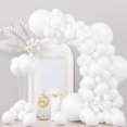 thumbnail image 1 of Balloon Voircoloria de látex blanco, 130 unidades, para decoración de fiestas, 1 of 9