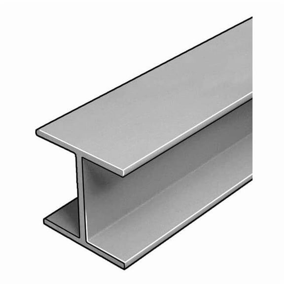 Fibergrate Dynaform W-Beam 30,000 psi Tensile Strength Structural Beams, Fiberglass Dark Gray