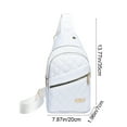 thumbnail image 3 of CQCYD under $5 Small Travel Bag Women's Chest Bag Multifunctional Shoulder Messenger Bag, 3 of 9