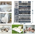 thumbnail image 2 of Dad Gifts Blanket - Dad Gifts from Daughter - Dad Gifts from Son 60"x50" Blankets - Dad Birthday Gifts - Gifts for Daddy - Father Gifts - Gifts for Dad Who Wants Nothing - Best Dad Gift Ideas, 2 of 5