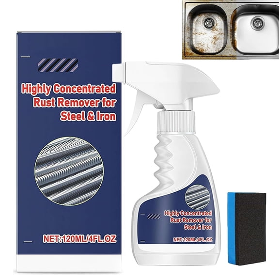 2026 New Ultra-Strong Metal Revival Spray, Highly Concentrated Steel Rust Remover, Quick & Powerful Rust Removal for Metal (1 Pcs)
