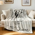 thumbnail image 4 of Wedding Gifts for Couples 2025, Wedding Gifts for Newlyweds, Gifts for Her Blanket, Bridal Shower Gifts Bride to Be, Happy Anniversary Marriage Gifts for Couple Throw Blanket 60"x50", 4 of 8