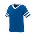 thumbnail image 2 of Augusta 4T Toddler Sleeve Stripe Jersey Royal/White 362, 2 of 3