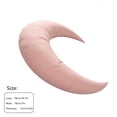 thumbnail image 2 of WEFANCY Compact Moon Shaped Support Pillow, Pink, Maternity Pillow for Pregnancy, Back Pain Relief & Relaxation, 2 of 6