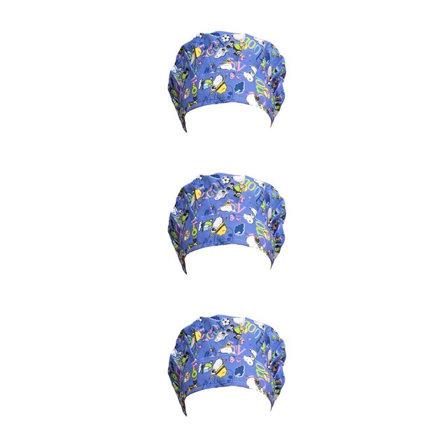 maskred Operating Hats Nurses Durability Gourd-shaped Pure Color Dull Polish Pro Bright Colors Work Uniform Working Caps G-06 3Set
