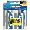 Rayovac Alkaline Batteries, D, 4pk