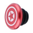 thumbnail image 2 of Tapones de aleación superligeros para manillar de bicicleta, para la mayoría de las bicicletas, tapas de barra MTB Road Fix-ie (2 unidades) Rojo B Soledad Tapones de manillar de bicicleta, 2 of 10